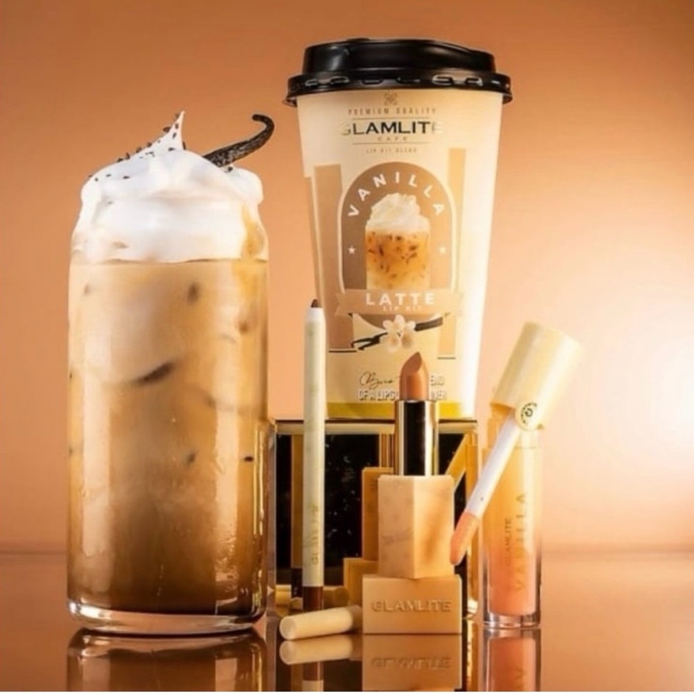 Glamlite Vanilla Latte Lip Gloss Set - limited edition